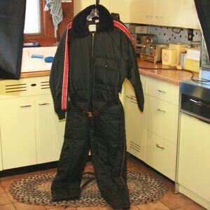 Vintage Snowmobile Suit Insulated Winter Coveralls Zero Zone